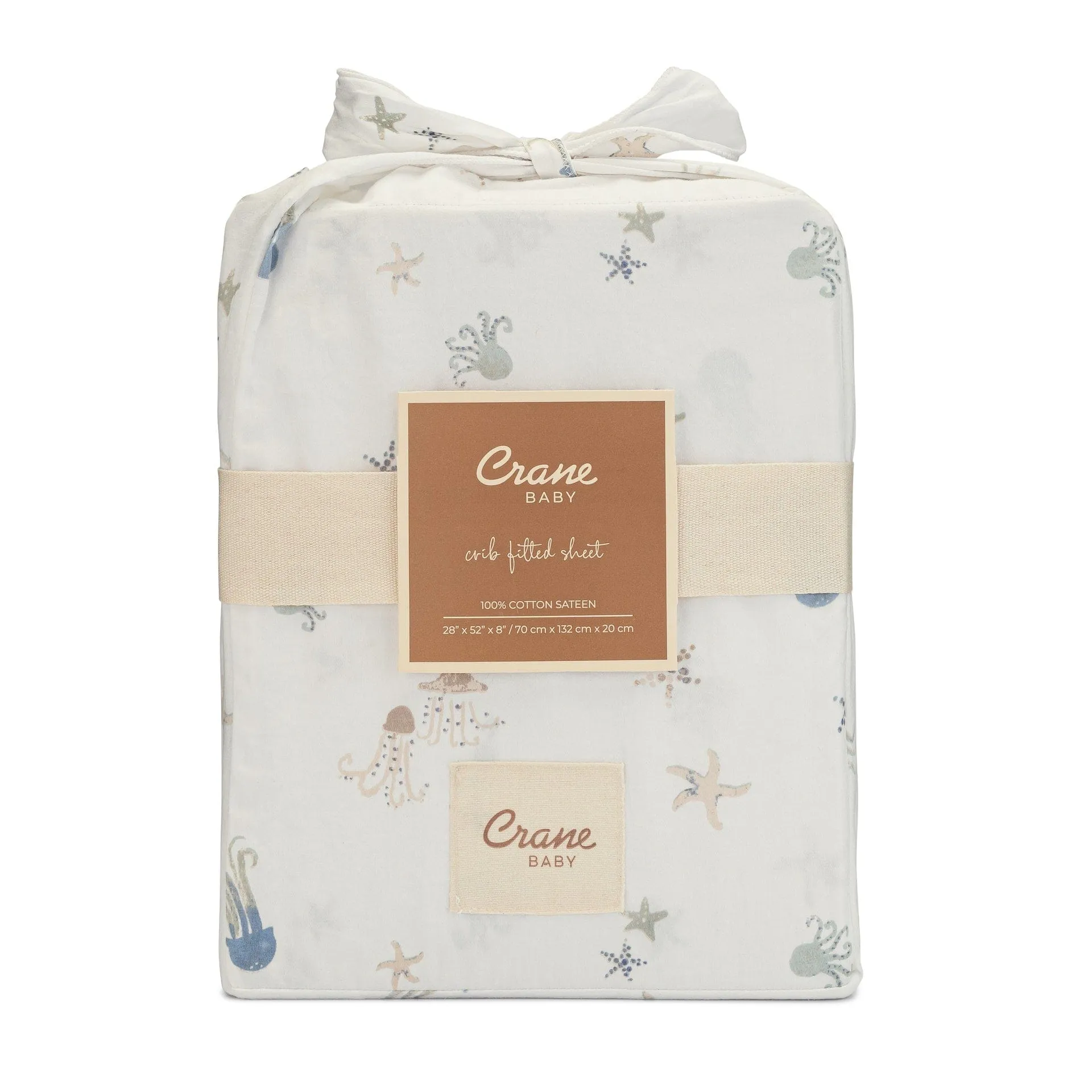 Crane Baby Cove Fitted Crib Sheet
