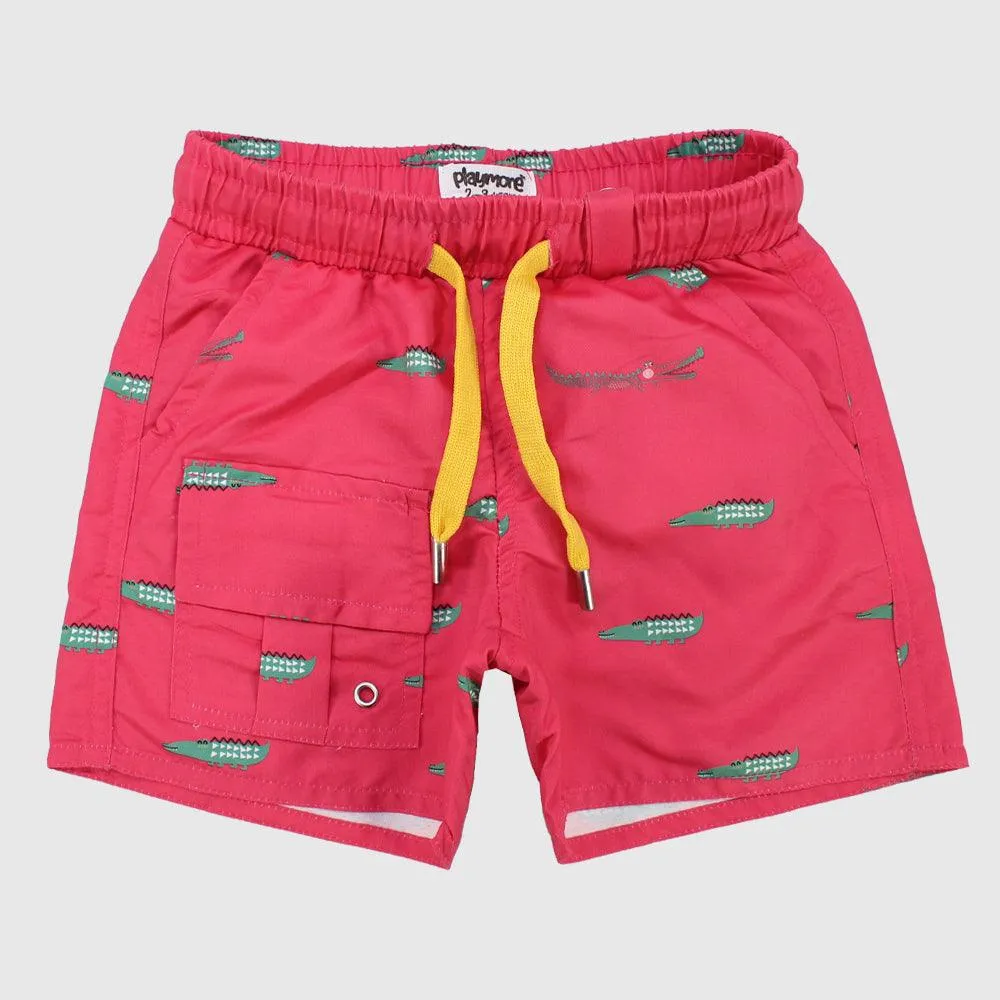 Crocodiles Coral Swim Suit
