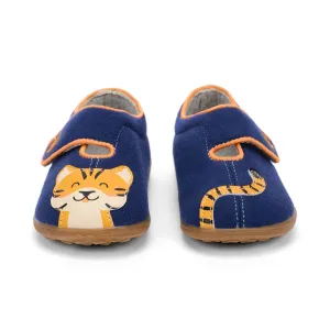 Cruz Slippers - Dark Blue Tiger by See Kai Run