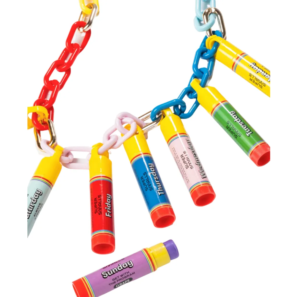 Days of the Week Lip Balm Necklace by Super Smalls