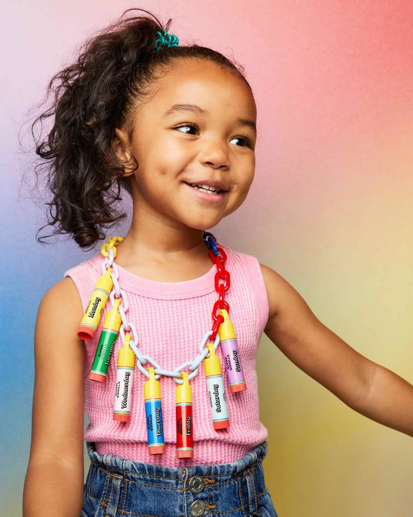 Days of the Week Lip Balm Necklace by Super Smalls