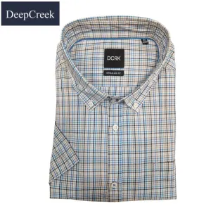 D.C.R.K. Creek Blue & Beige Check Shirt Blue