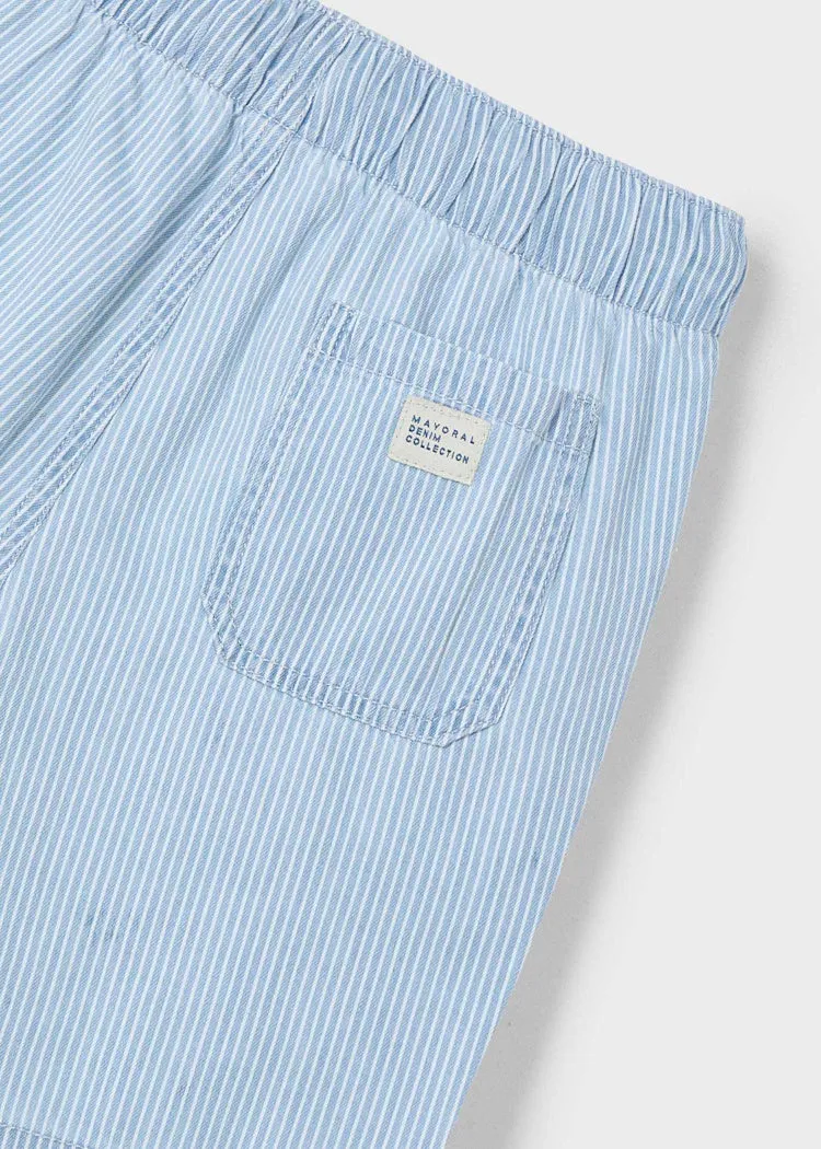 Denim Bermuda Shorts - Stripes by Mayoral