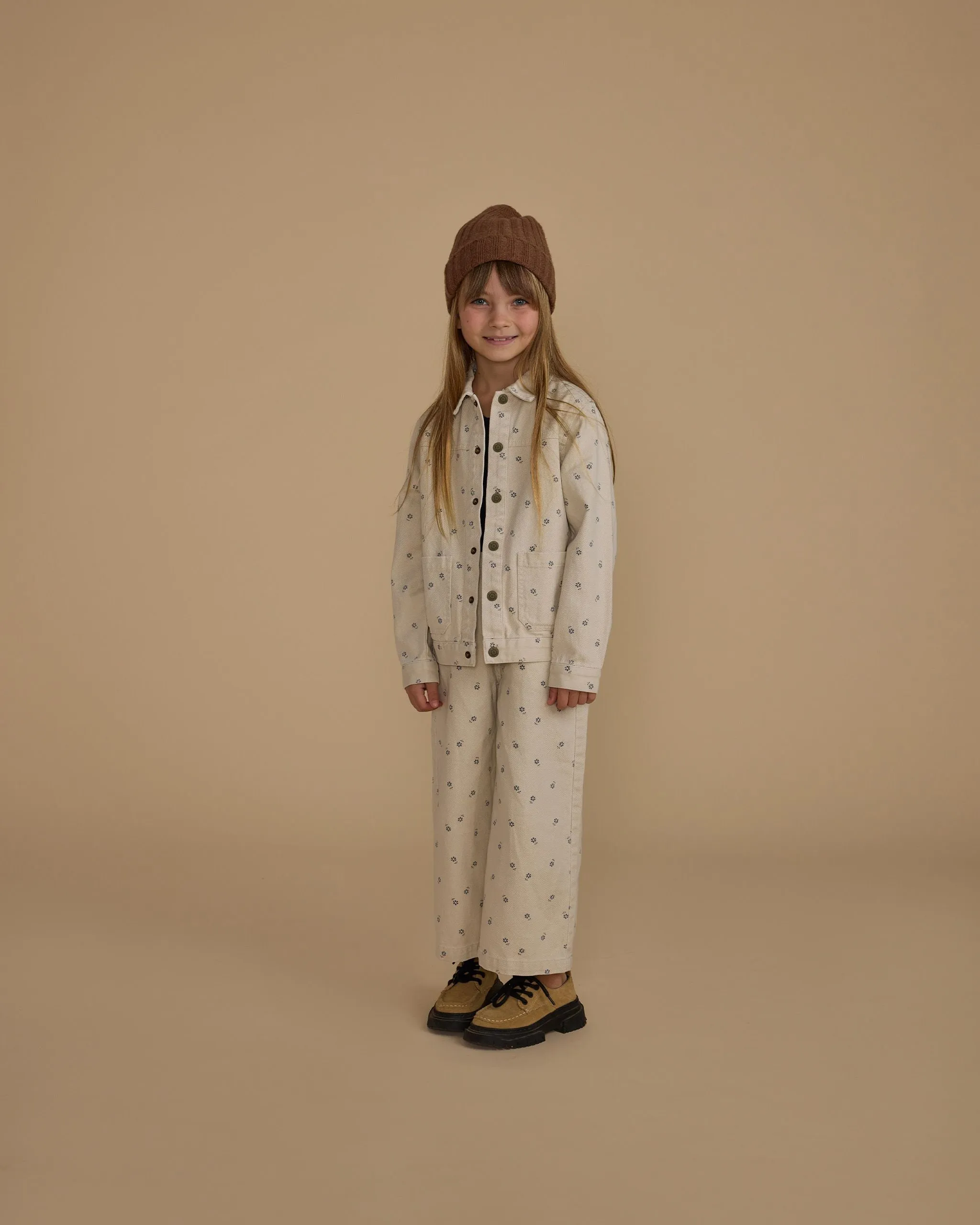 Denim Chore Coat || Blue Daisy