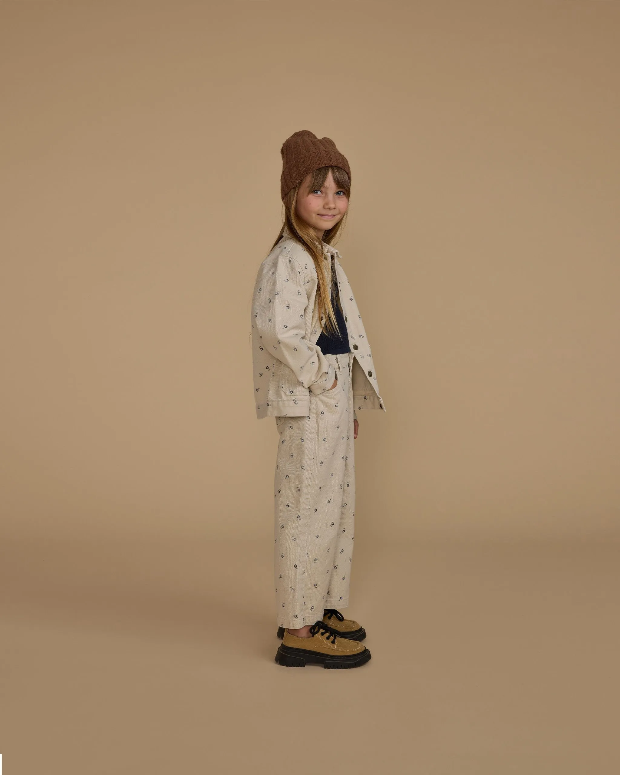 Denim Chore Coat || Blue Daisy