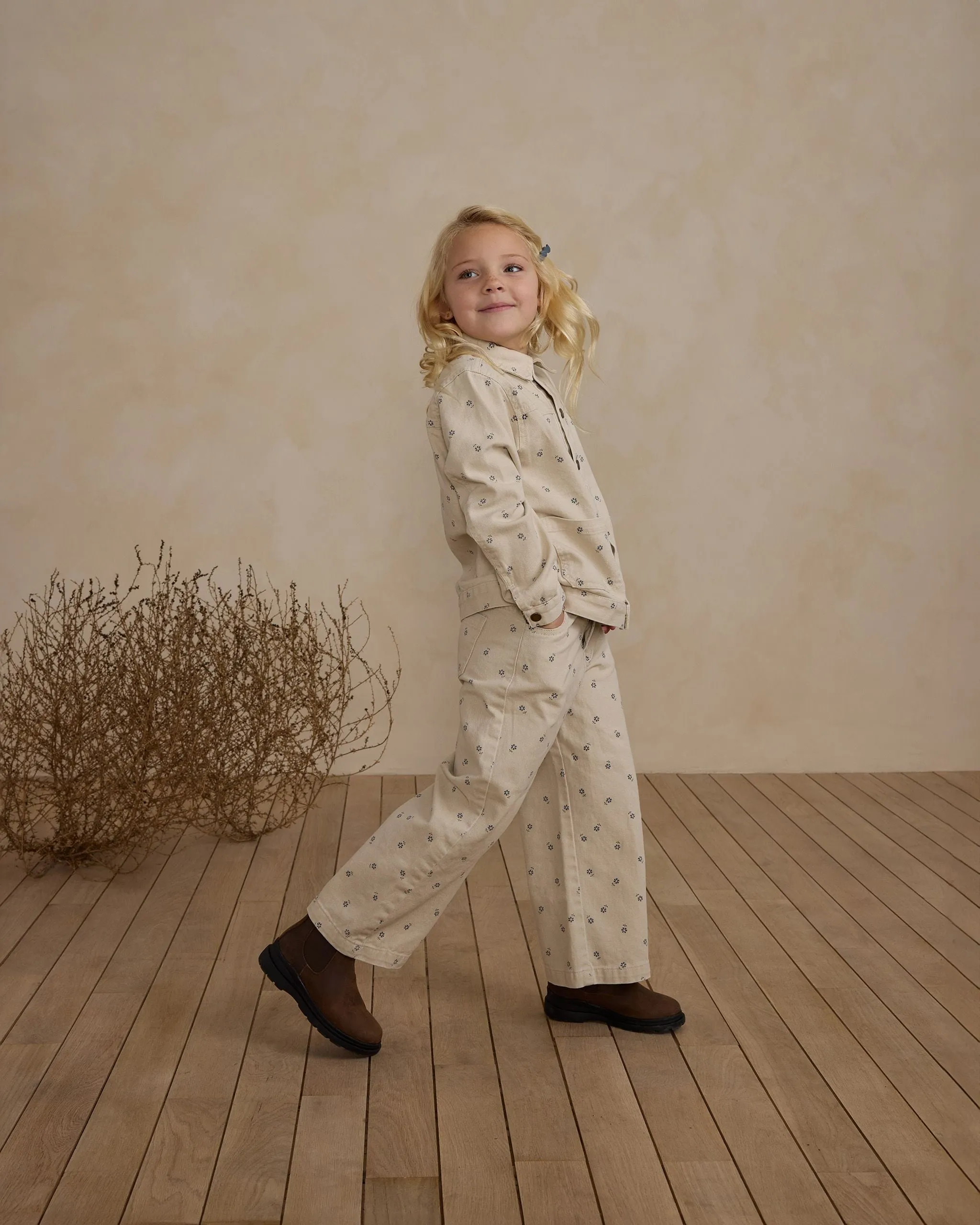 Denim Chore Coat || Blue Daisy
