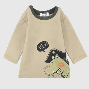 Dino Pirate Long-Sleeved T-Shirt