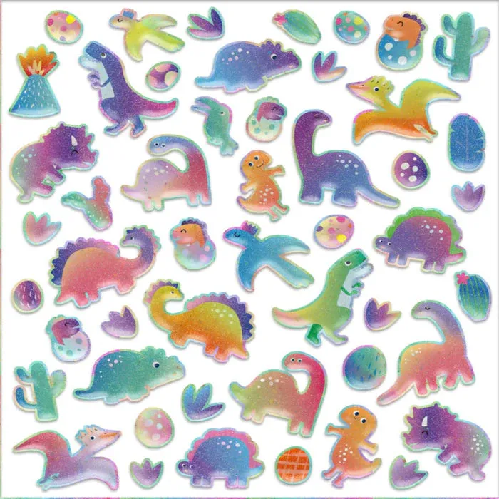 Dino puffy Stickers