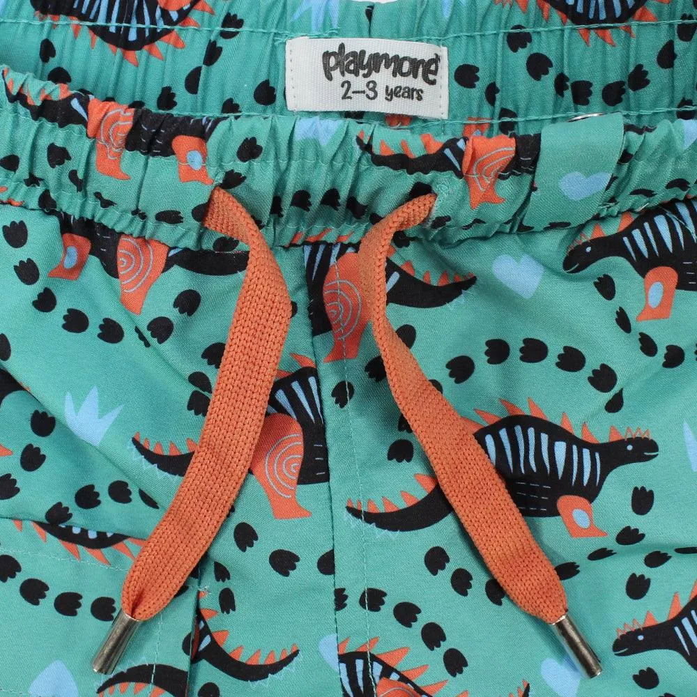 Dino Turquoise Swim Suit