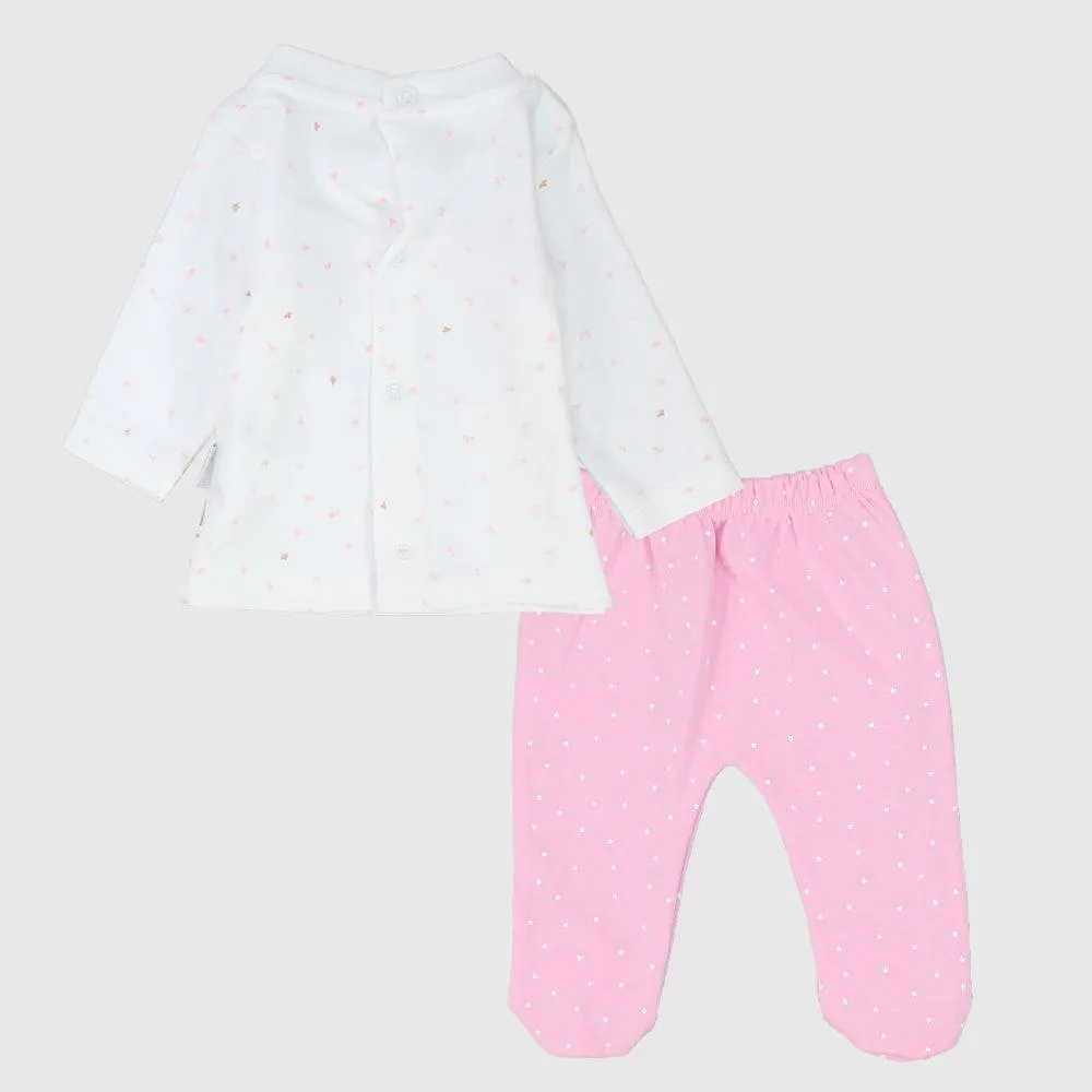 Dotted Long-Sleeved Pajama