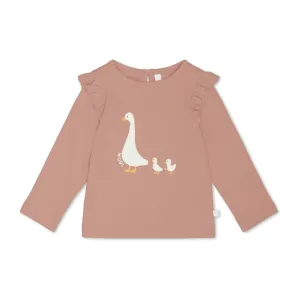 Duck Frilled Long Sleeve Top