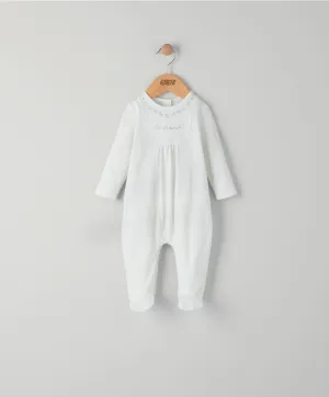 Eid Embroidered Sleepsuit - Cream