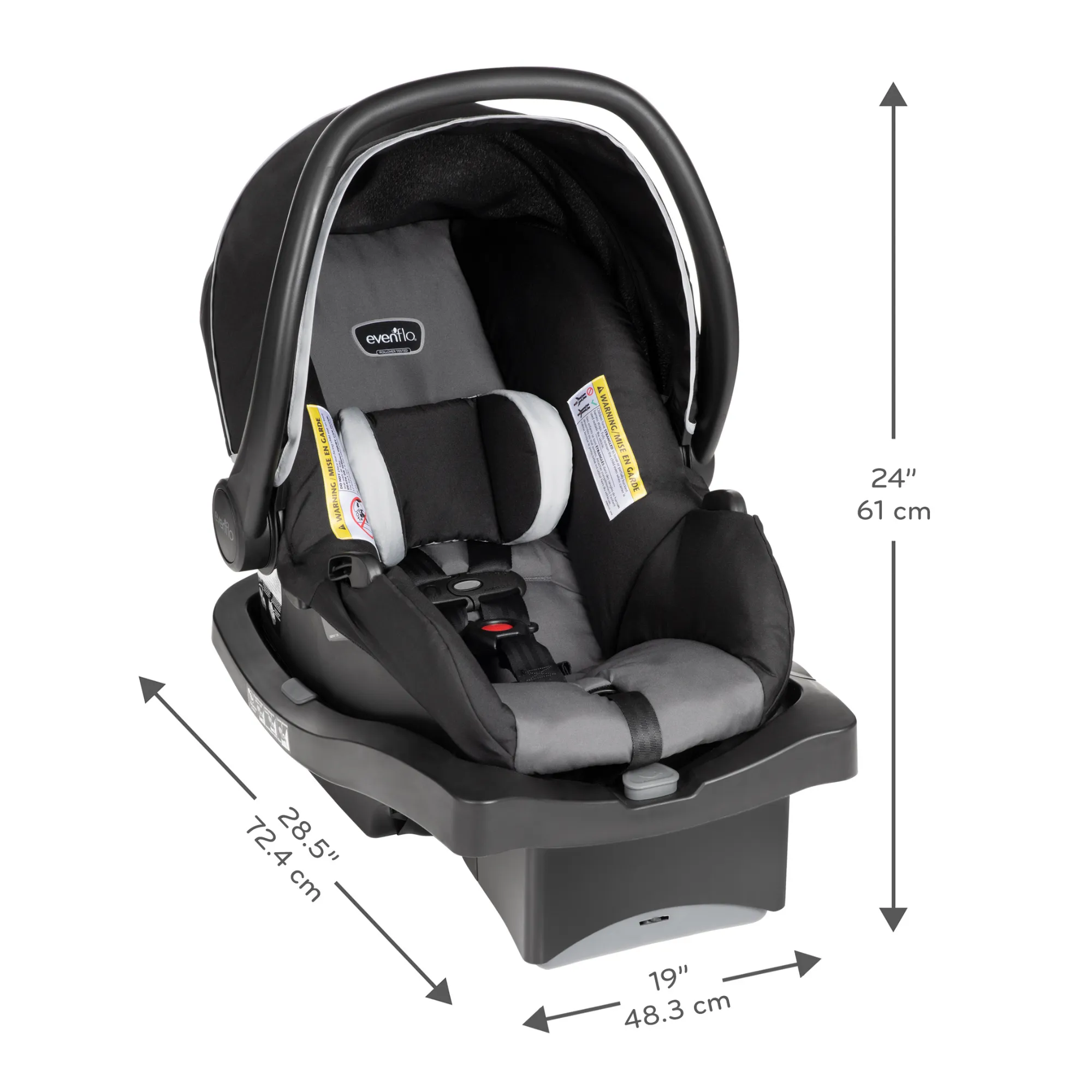 EVENFLO Victory Plus Jogging Stroller Travel System with LiteMax Infant Car Seat