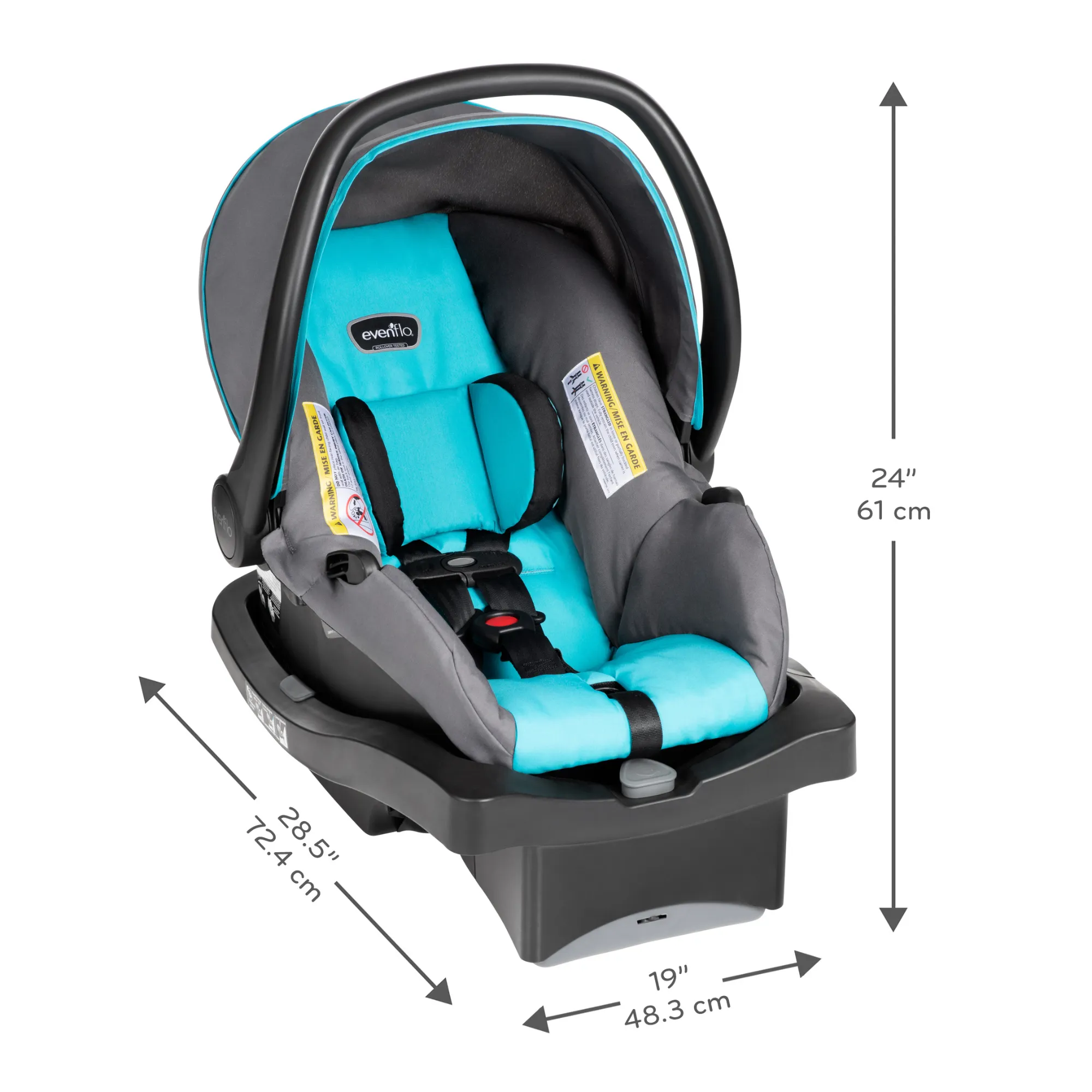 EVENFLO Victory Plus Jogging Stroller Travel System with LiteMax Infant Car Seat