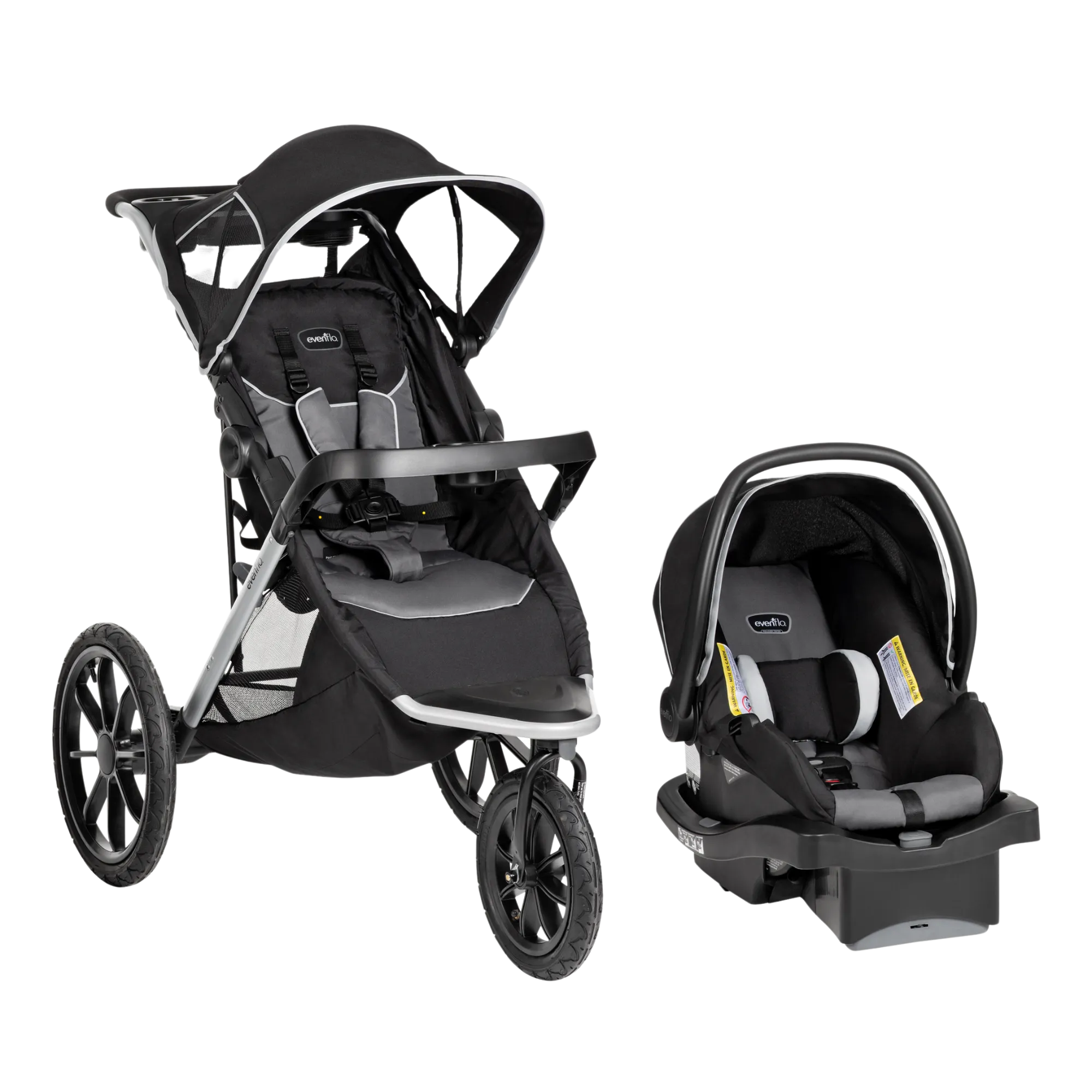 EVENFLO Victory Plus Jogging Stroller Travel System with LiteMax Infant Car Seat
