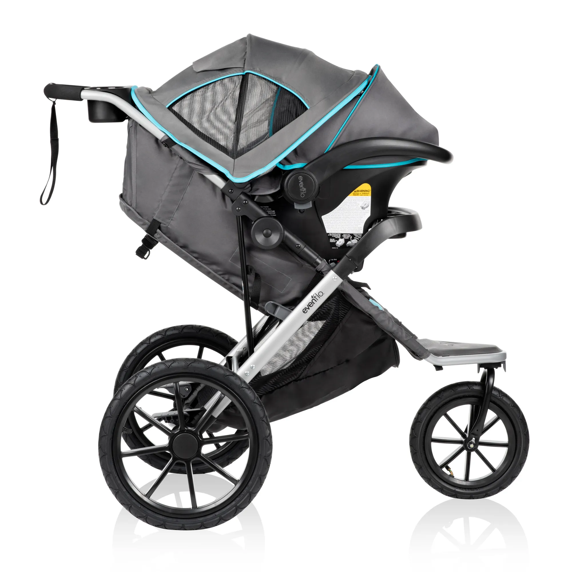 EVENFLO Victory Plus Jogging Stroller Travel System with LiteMax Infant Car Seat