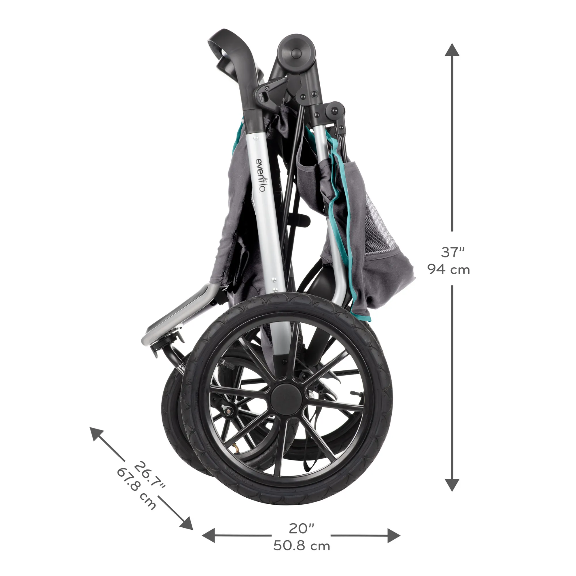 EVENFLO Victory Plus Jogging Stroller Travel System with LiteMax Infant Car Seat