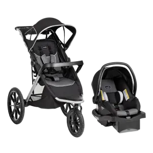 EVENFLO Victory Plus Jogging Stroller Travel System with LiteMax Infant Car Seat