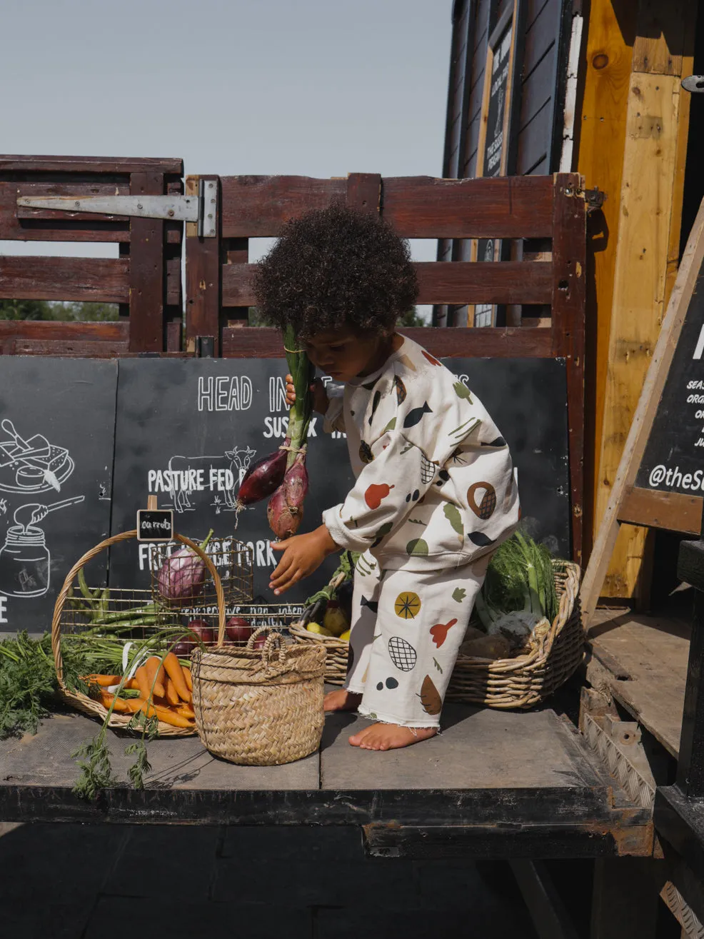 Farmers Market Wide Leg Pants