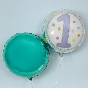 First Birthday Pastel Duo Balloons