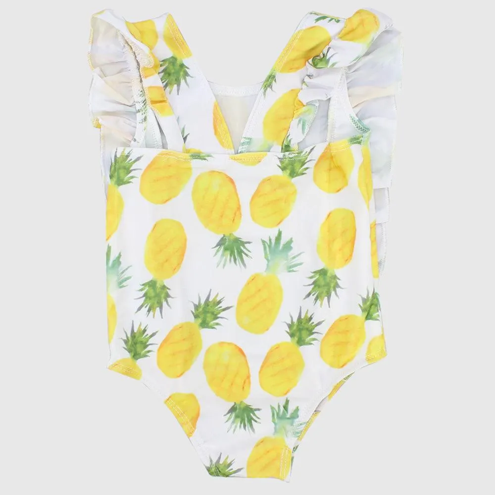 Fresh Pineapple One-Piece Swim Suit