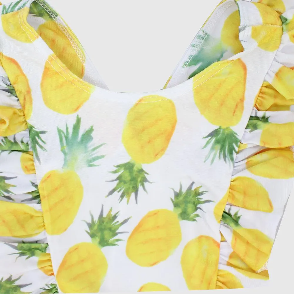 Fresh Pineapple One-Piece Swim Suit