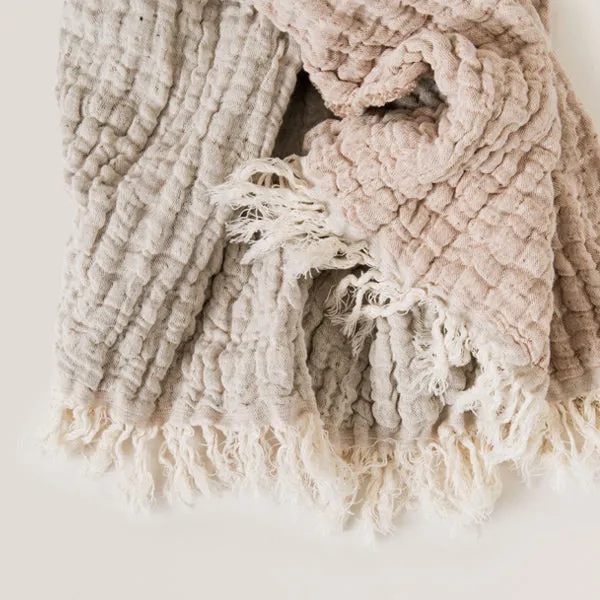 Garbo and Friends Blanket - Mellow Tawny