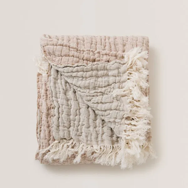 Garbo and Friends Blanket - Mellow Tawny