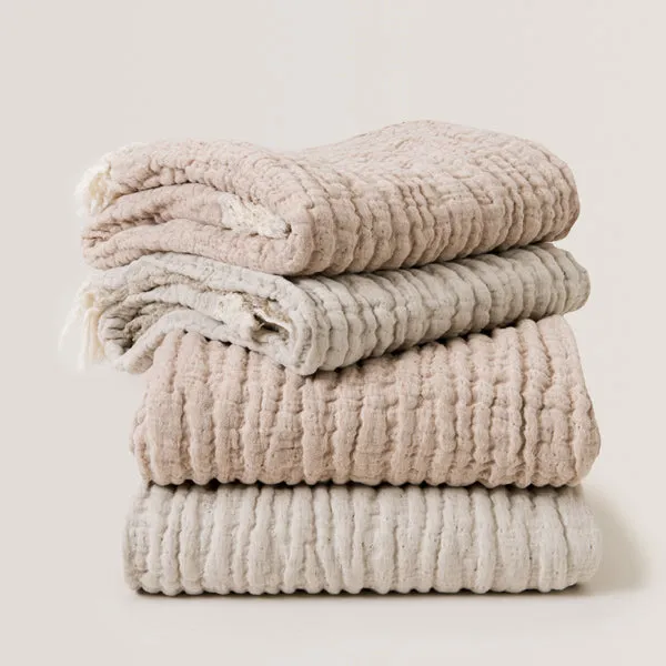 Garbo and Friends Blanket - Mellow Tawny