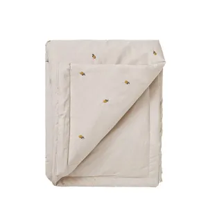 Garbo and Friends Filled Blanket – Lemon
