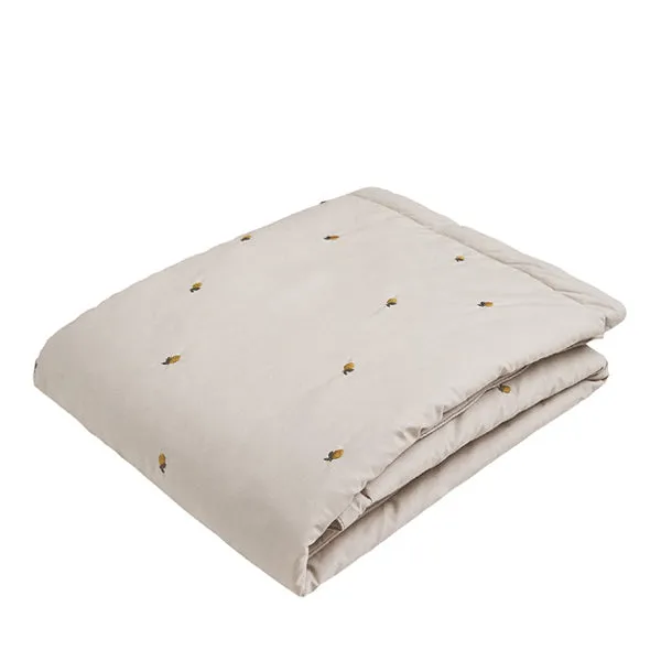 Garbo and Friends Filled Blanket – Lemon