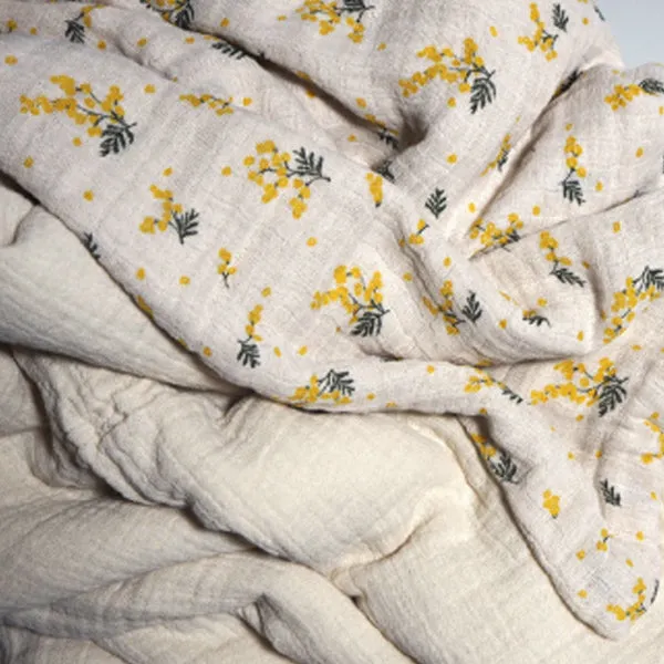 Garbo&Friends Filled Muslin Quilt - Mimosa