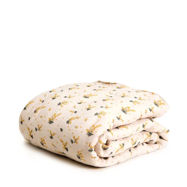 Garbo&Friends Filled Muslin Quilt - Mimosa