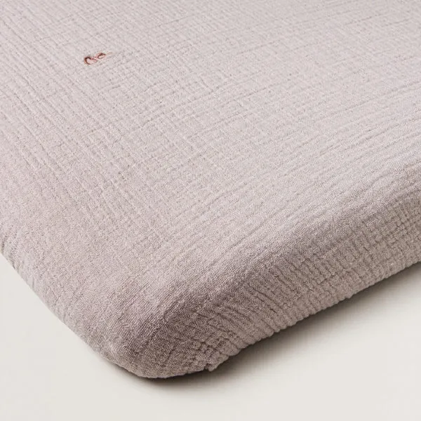 Garbo&Friends Muslin Fitted Sheet – Calamine