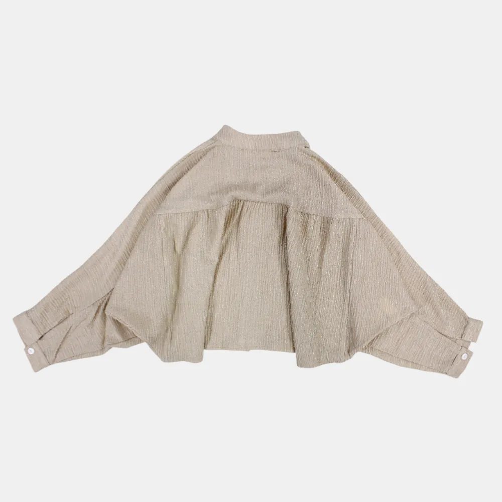 Girls' Batwing Long-Sleeved Blouse