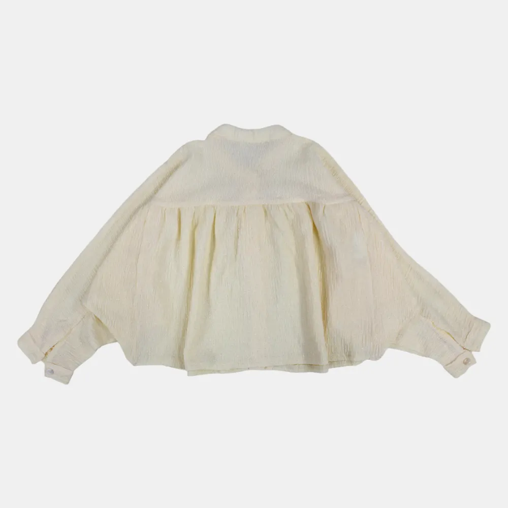 Girls' Batwing Long-Sleeved Blouse