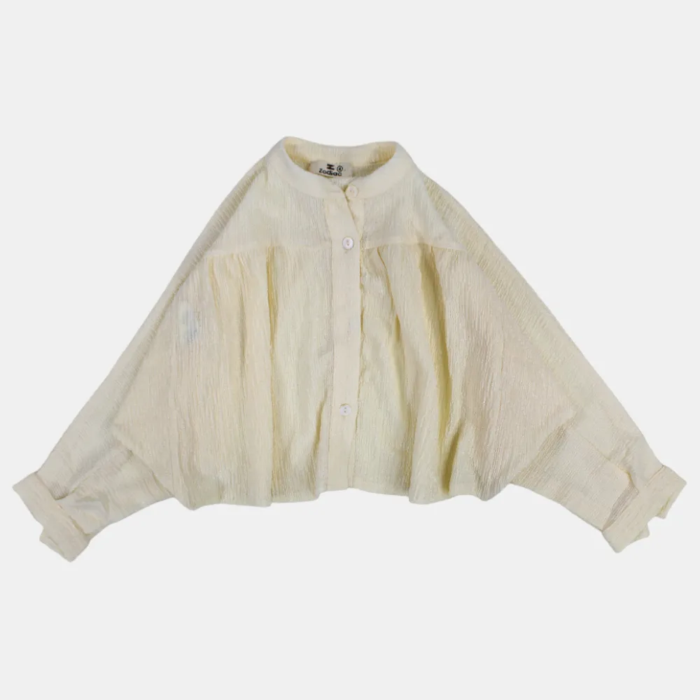 Girls' Batwing Long-Sleeved Blouse