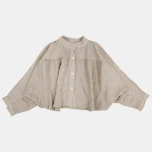 Girls' Batwing Long-Sleeved Blouse