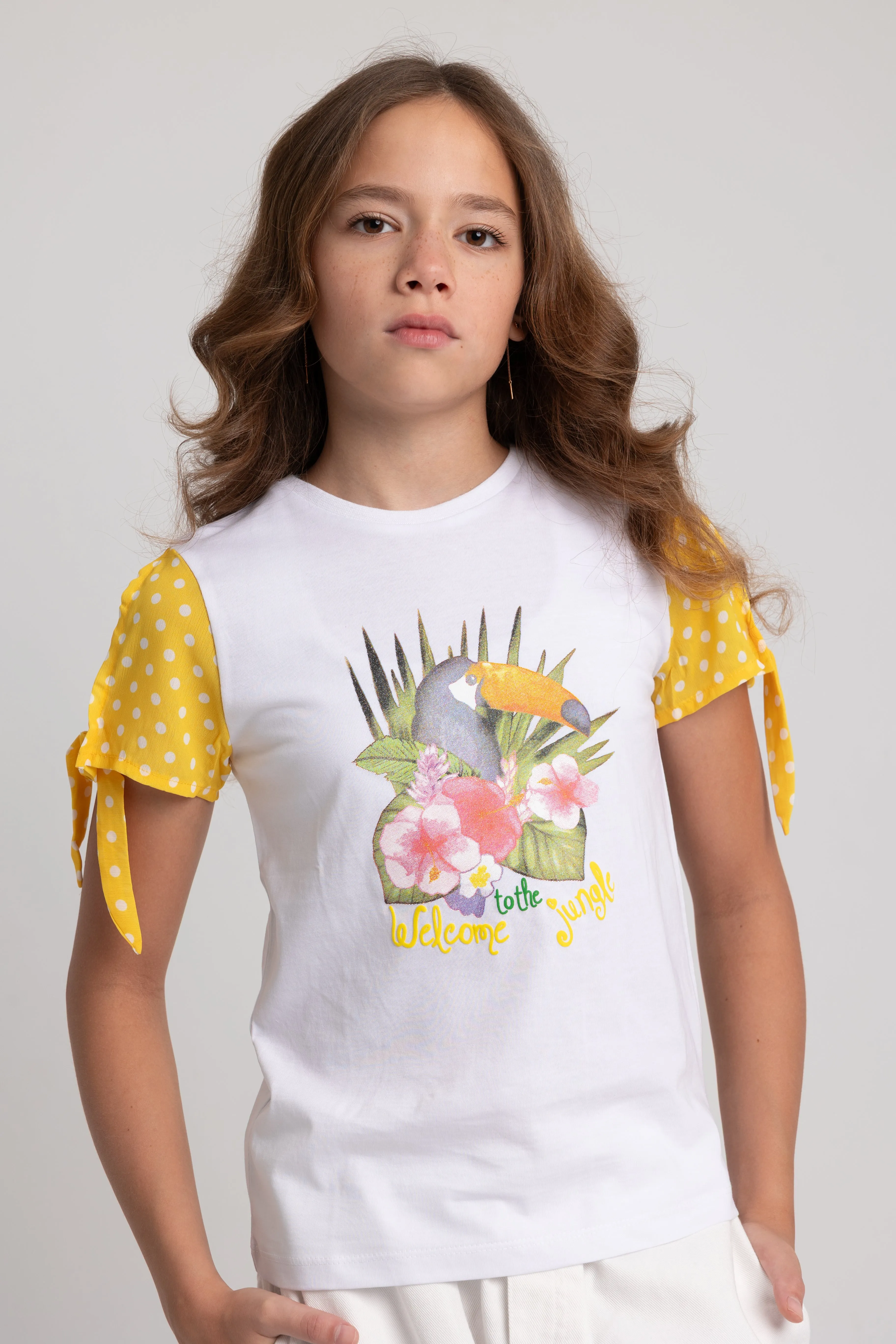 Girls Blouse  – White