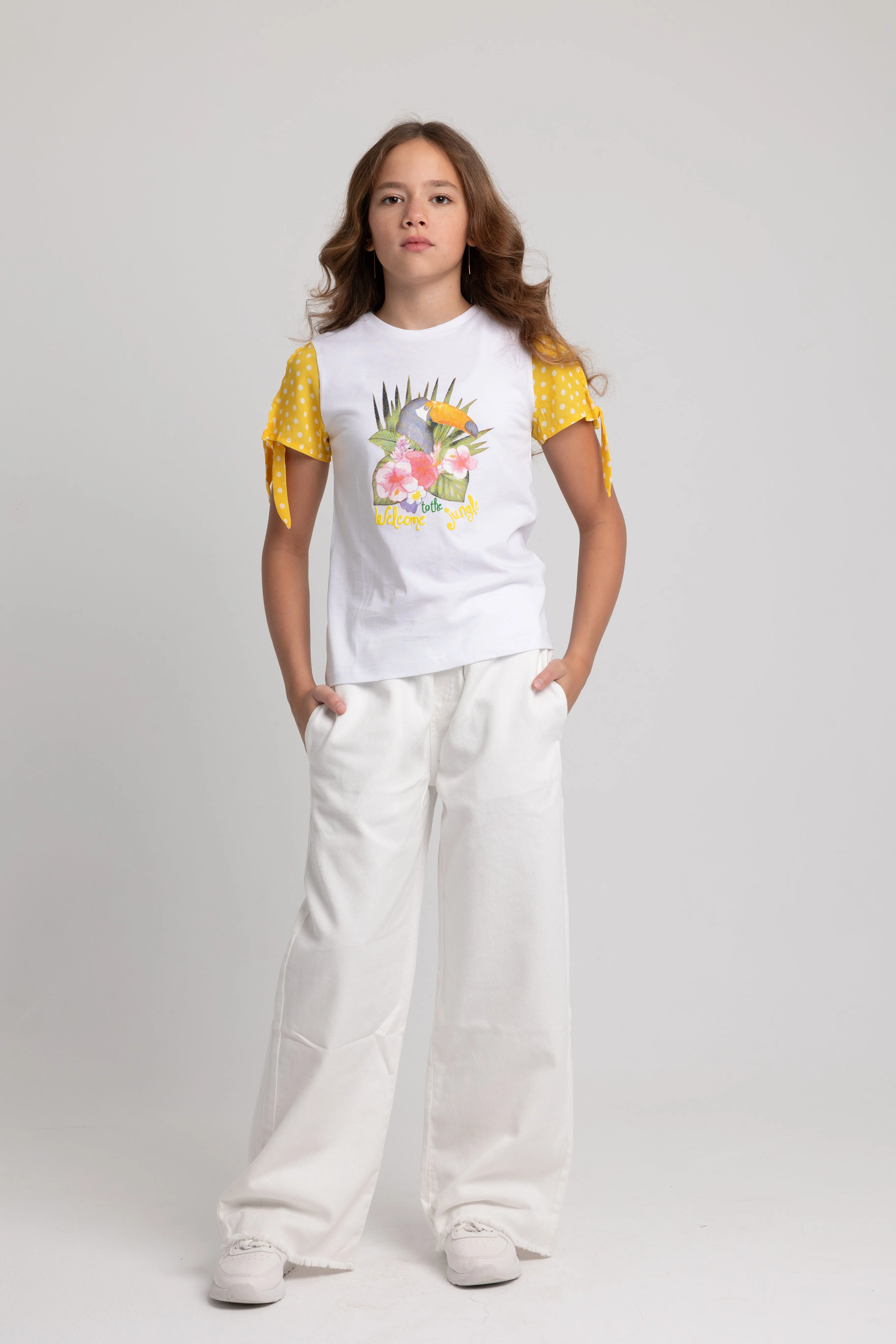 Girls Blouse  – White