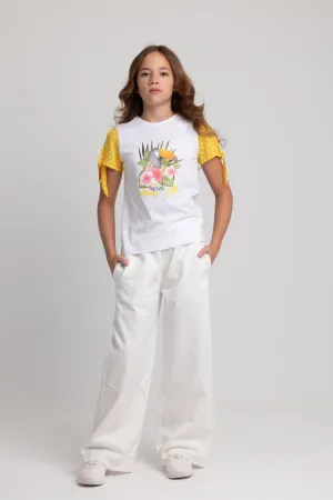 Girls Blouse  – White