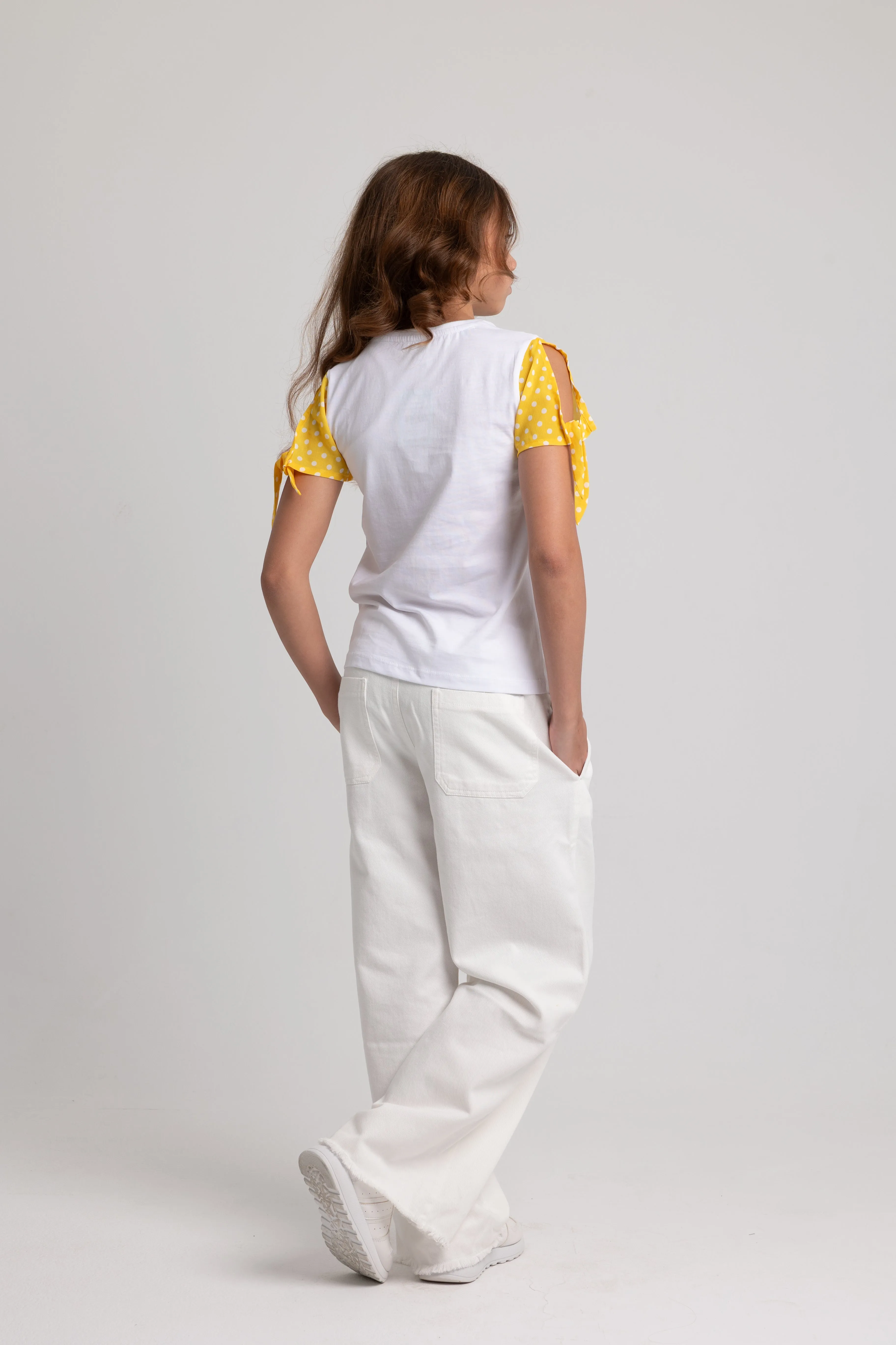 Girls Blouse  – White