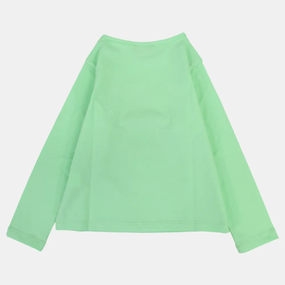 Girls Cotton Long-Sleeved T-Shirt