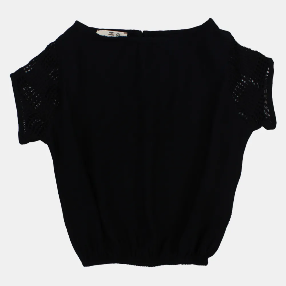 Girls' Lace Blouse – Short Sleeves