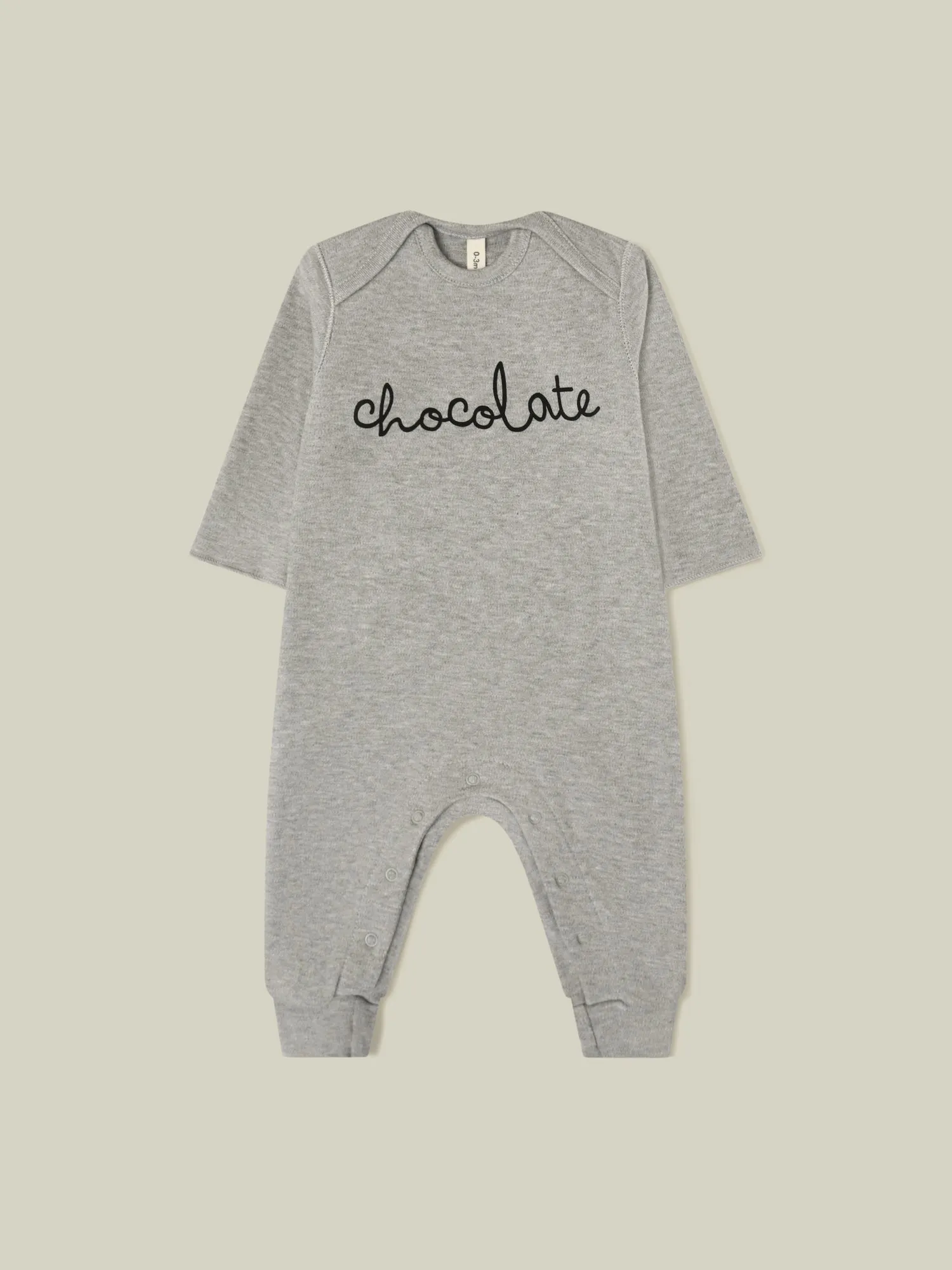 Grey Melange CHOCOLATE  Playsuit