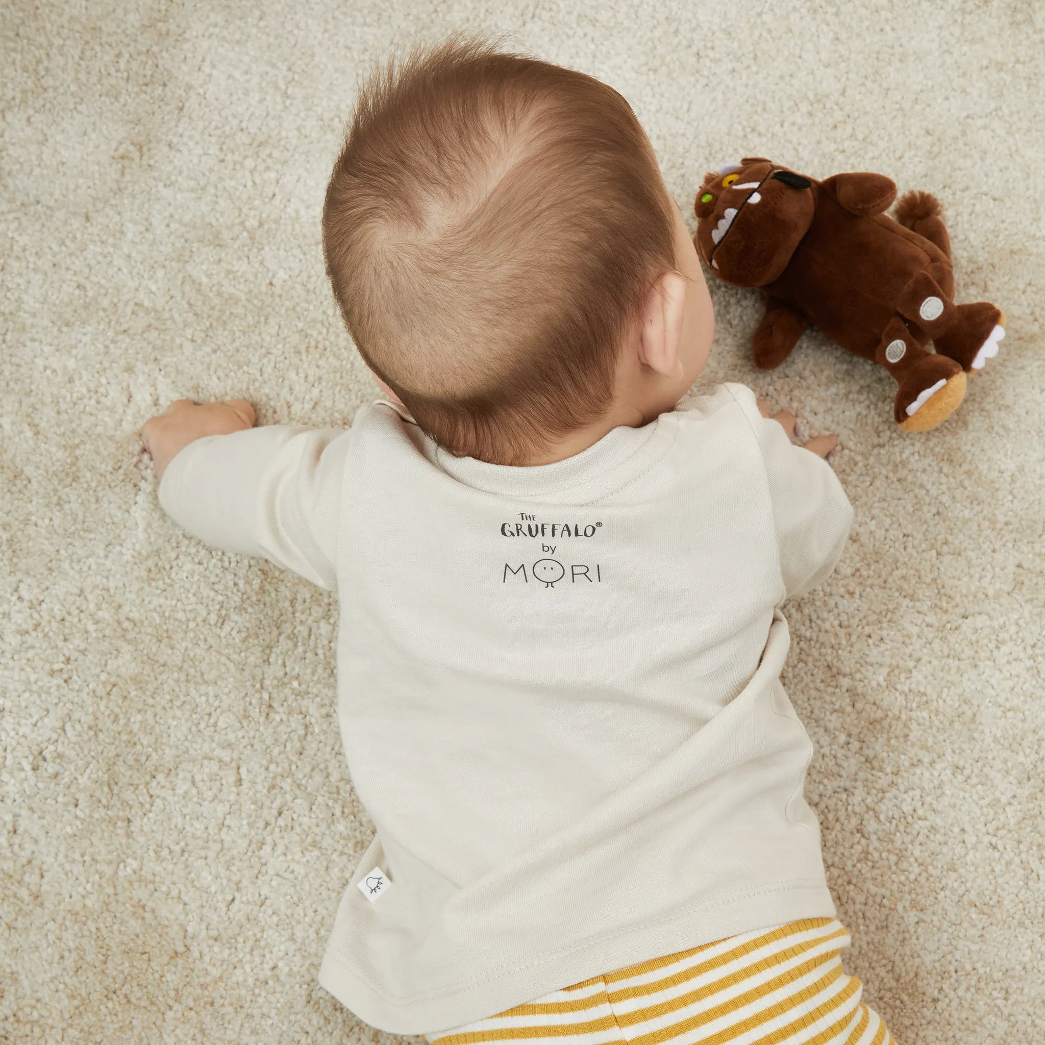 Gruffalo Mouse T-Shirt & Ribbed Striped Leggings Outfit