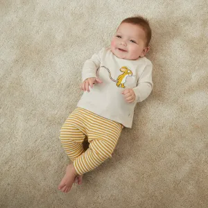 Gruffalo Mouse T-Shirt & Ribbed Striped Leggings Outfit