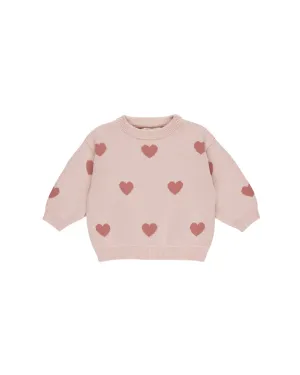 Heart Knitted Sweater
