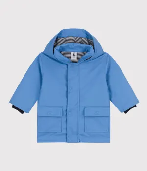 hooded rain coat