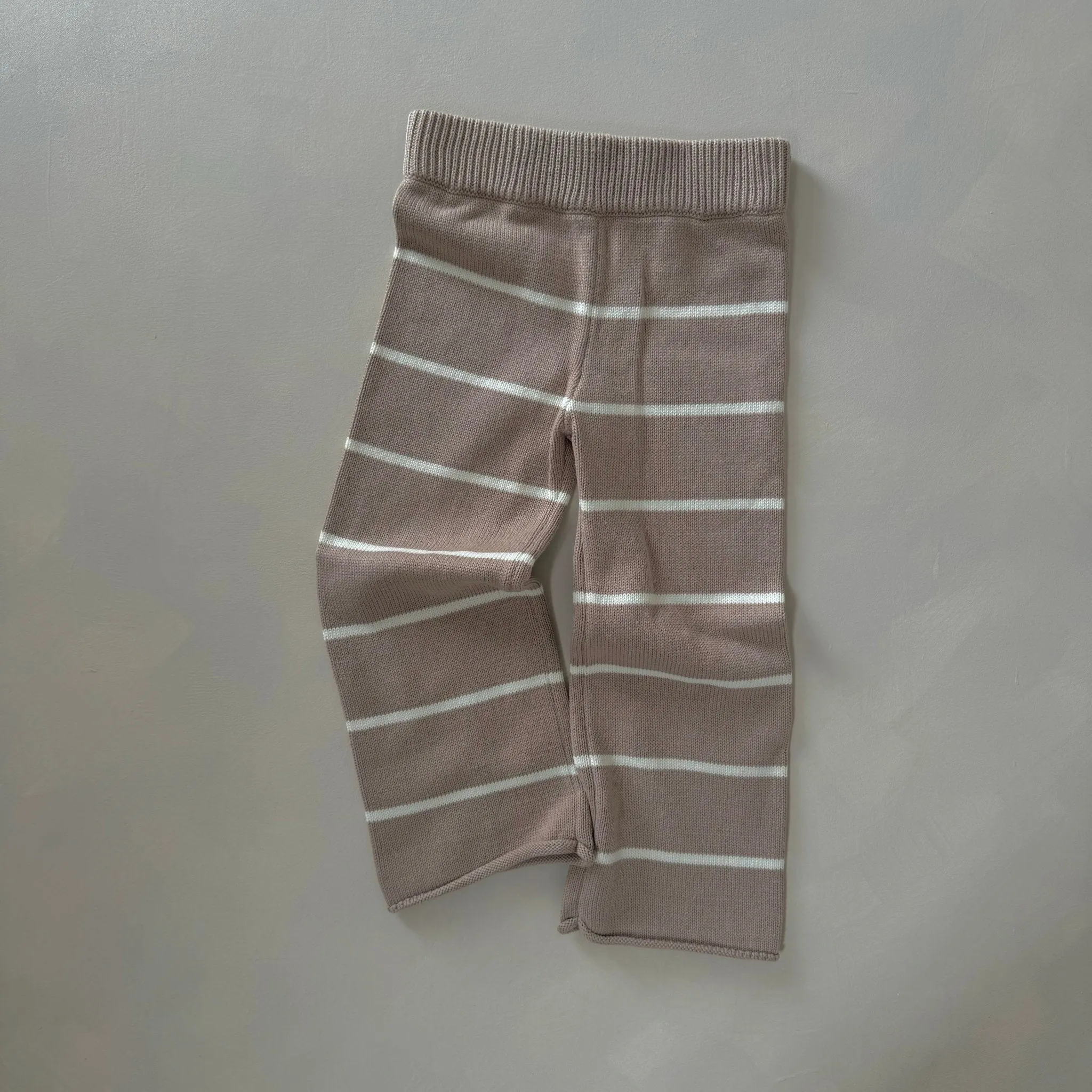 Hunter   Rose: Quinn Kids Pants - Fawn Stripe